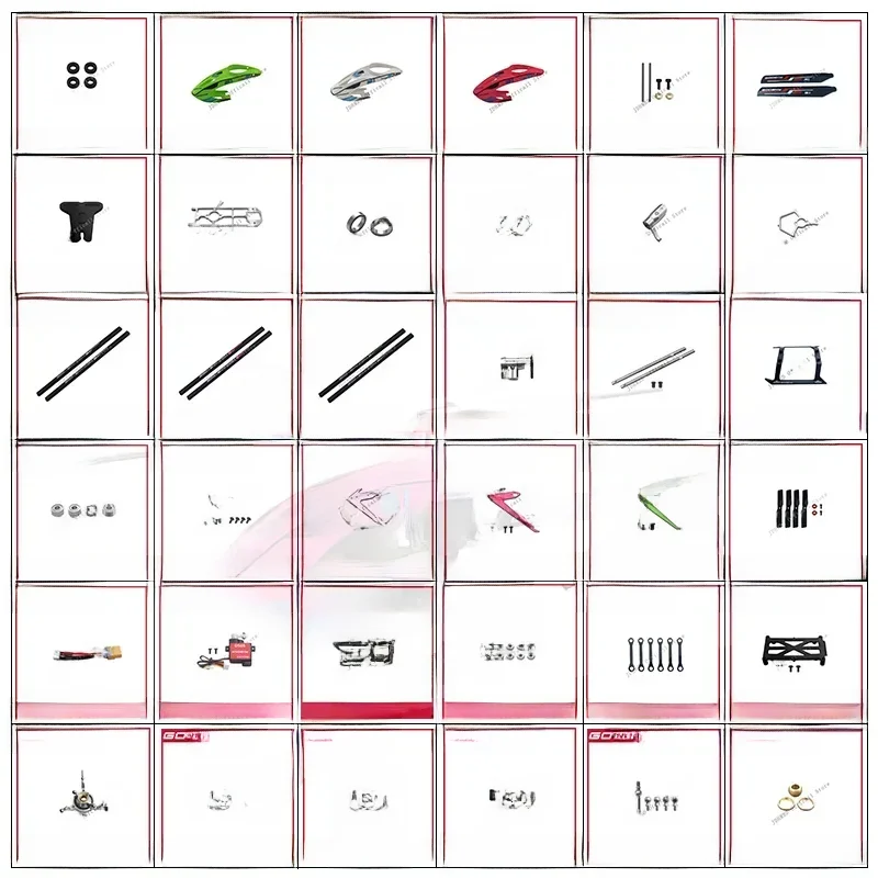 GOOSKY S1 hélicoptère pièces de rechange lames principales lame de queue auvent flèche de queue ensemble d'arbre principal