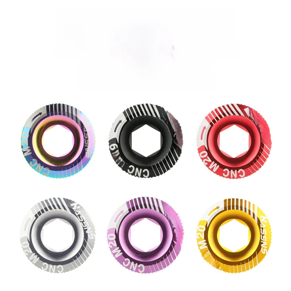 HASSNS Capuchon de protection pour manivelle de VTT, vis de pédalier intégré Hollowtech, capuchon de protection pour bielles de VTT M15/M18/M19/M20