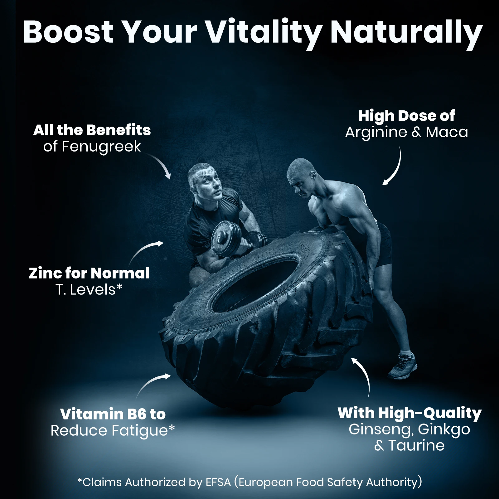 الماكا البيروية مع الأرجينين والتاورين والزنك، جرعة عالية حيوية معقدة قوية، 120 كبسولة ماكا سوداء قوية للغاية، القش اليوناني المخصب، الجنكة والجينسنغ وفيتامين B6، مكمل الذكور