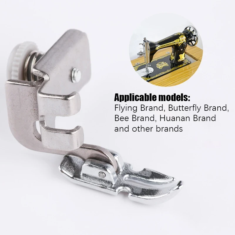 1PC Old Style Foot Sewing Machine Presser Foot Left And Right Side Invisible Zipper Household Sewing Machine Presser Foot