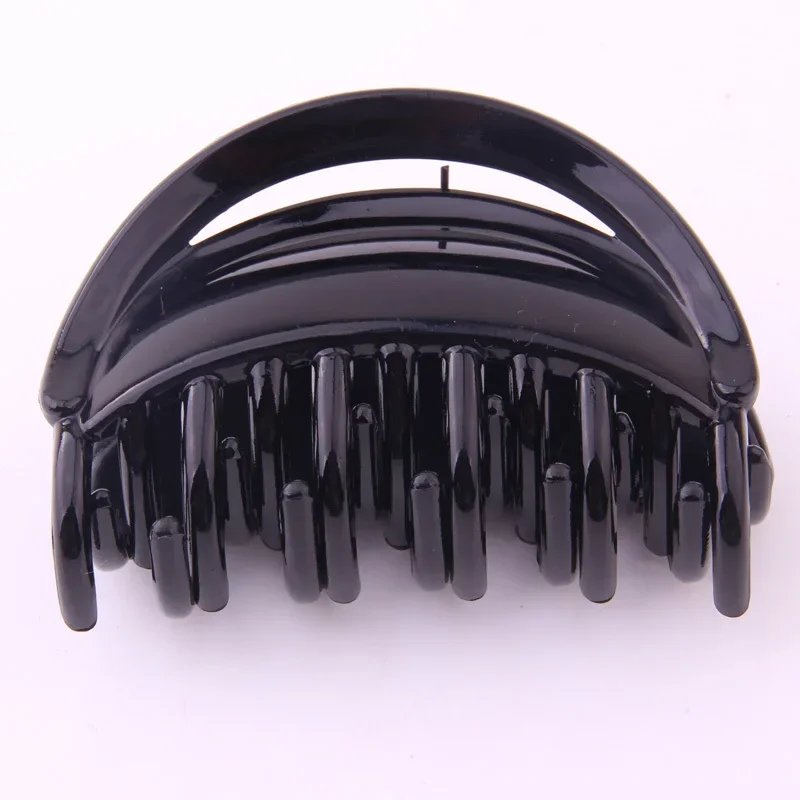 2-częściowa spinka do włosów dla kobiet Dobrej jakości plastikowe klipsy do włosów Abs w jednolitym kolorze Krab Make Hair Up Duże akcesoria do włosów 6,5 cm — zdjęcie 2