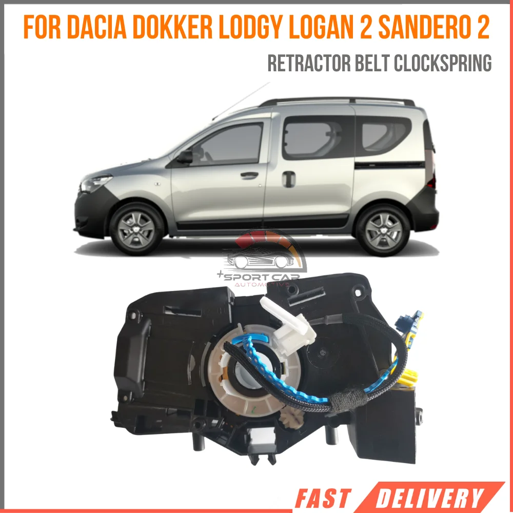 

For Dacia Dokker, Lodgy, Logan 2, Sandero 2 Retractor Belt Clockspring 255671274R 255676909R fast shipping parts