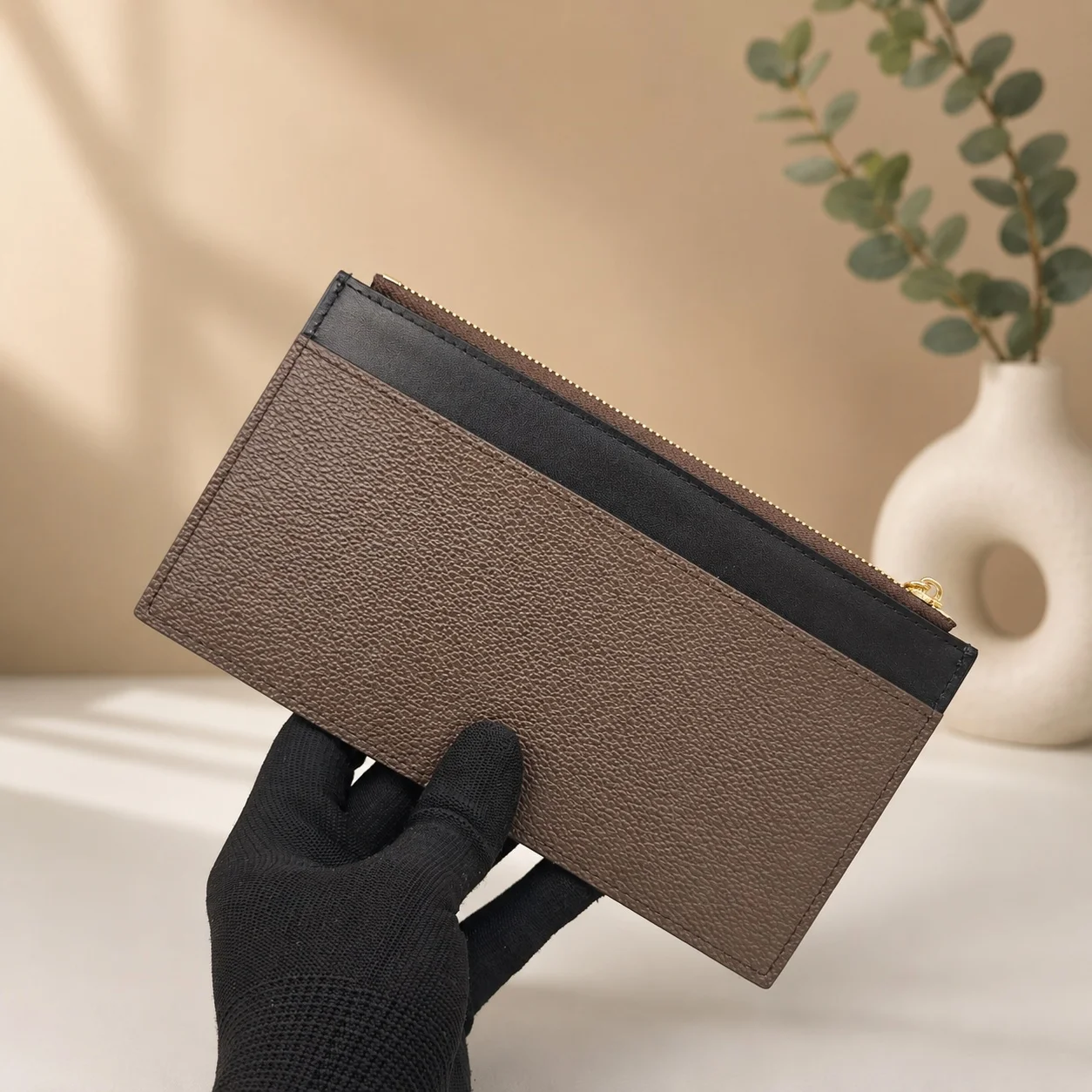 2026 New Patterned Color Block Wallet/Coin Clip 20 x 11 x 0.5 cm