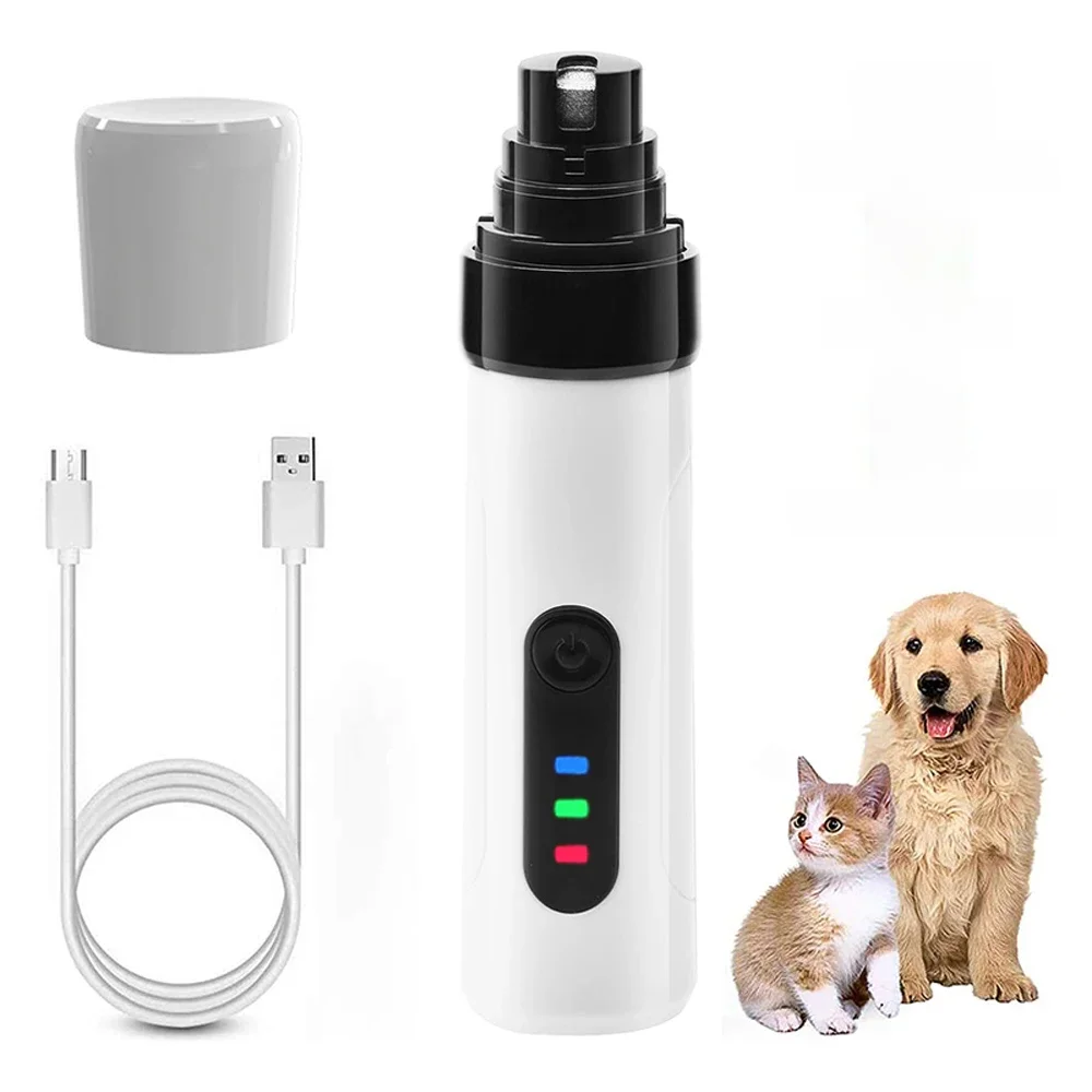 Neue Elektrische Hund Nagel Knipser für Hund Nagel Mühlen USB Lade Wiederaufladbare Pet Ruhig Katze