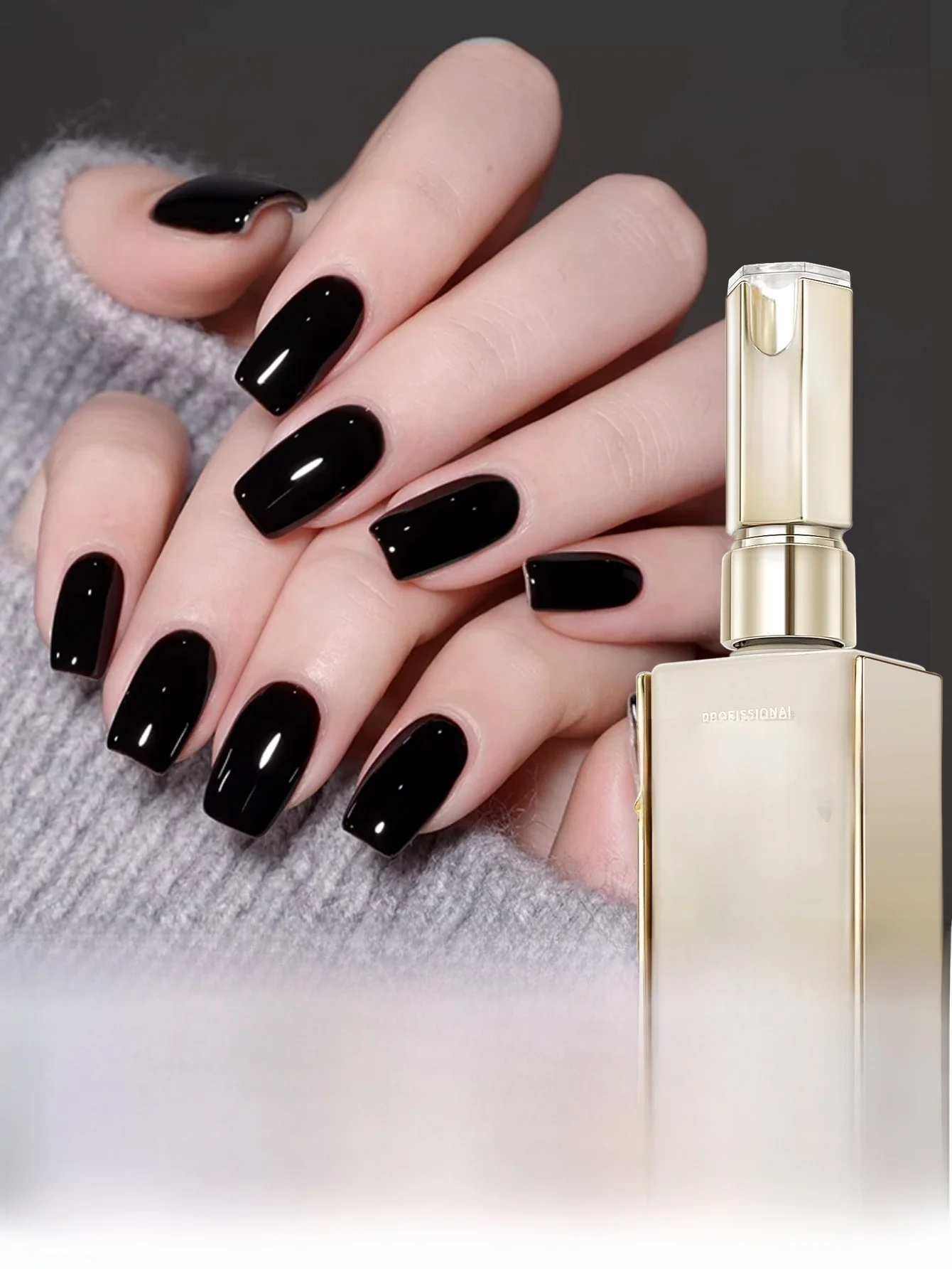 15 ml Schwarz-Weiß-Gel-Nagellack-Starter, rein, losweken, kein Abwischen, Nagel-Gel-Nagellack, geeignet für alle Jahreszeiten, 4 Farben zur Auswahl