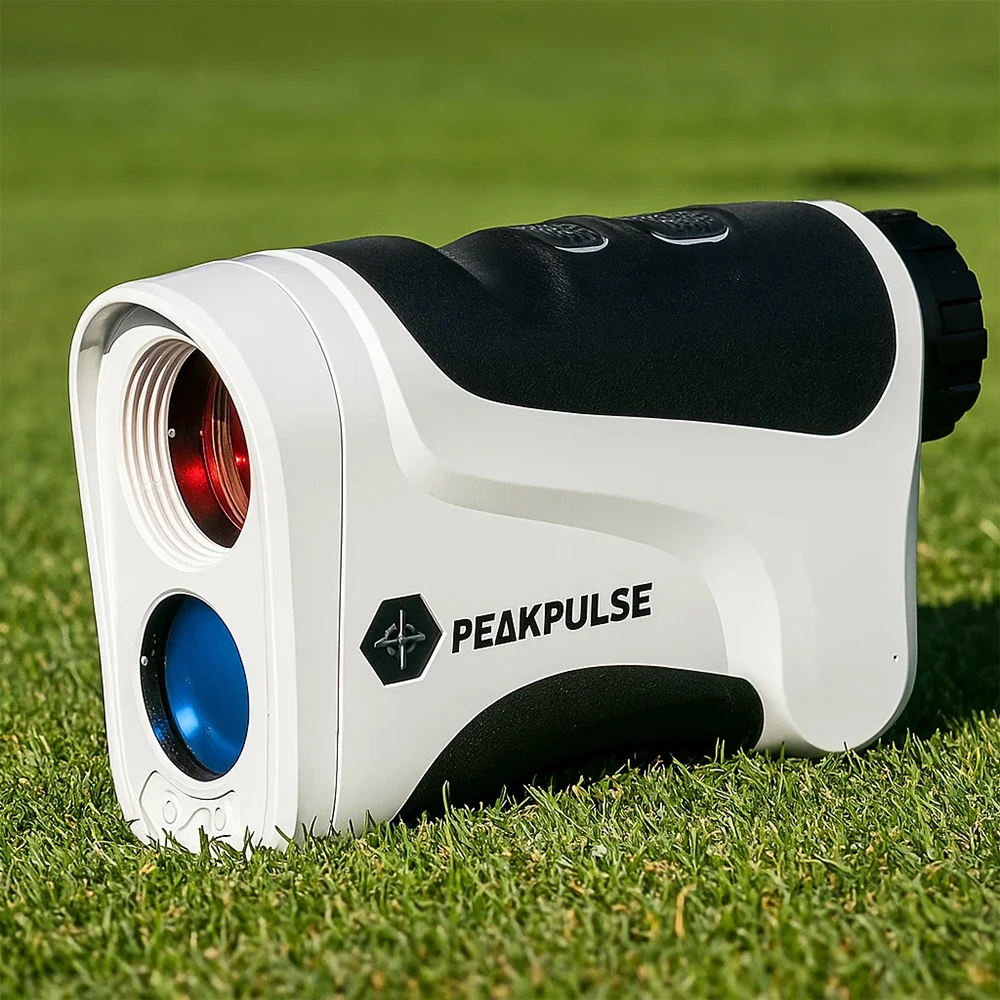 PEAKPULSE Golf Range Finder with Slope Compensation Switch 650 Yards Laser Rangefinder for Beginner & Skilled Gift with Battery