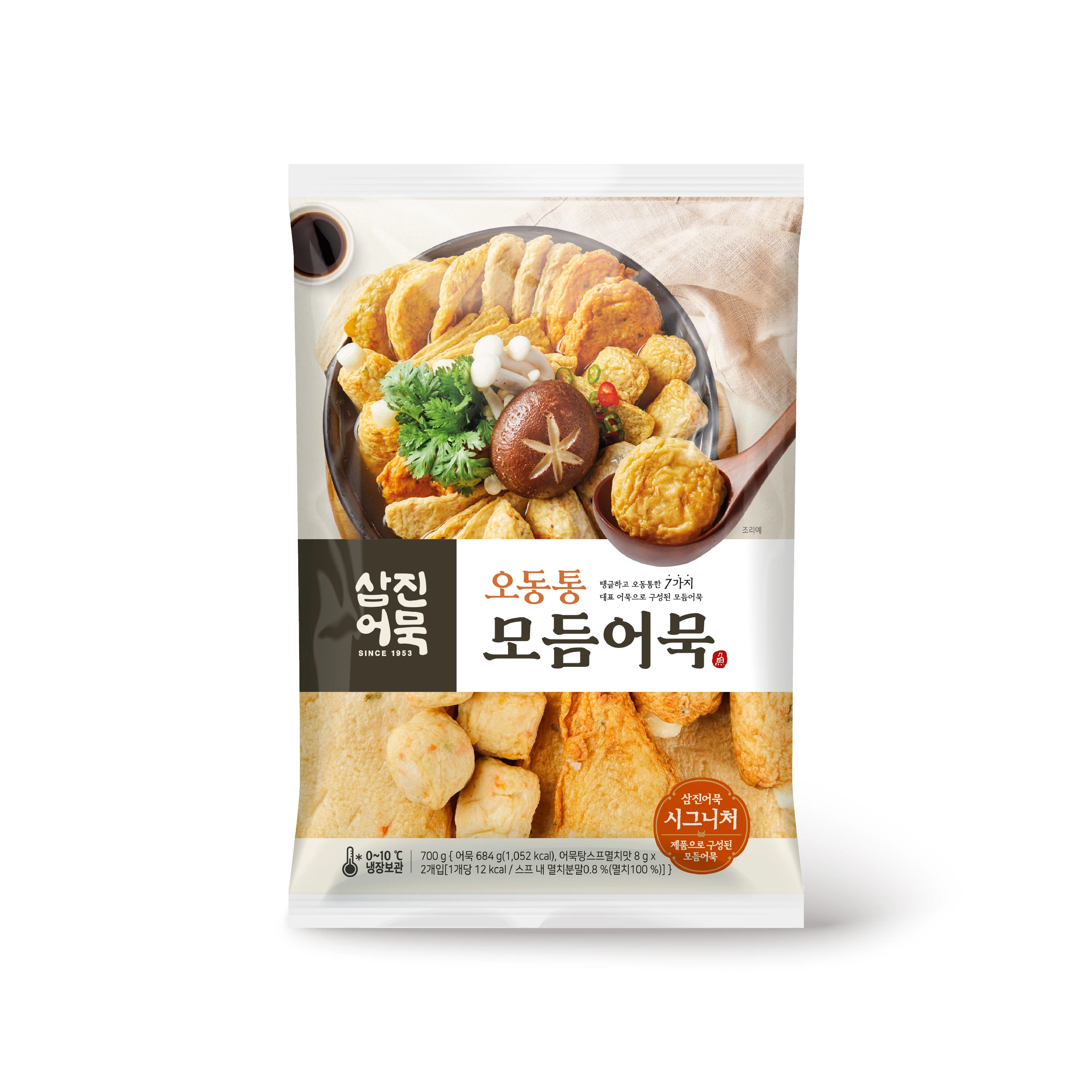 [Samjin Fish Cake] Dongtong Assorted Fish Cake 684G * 3 bags (household fish muktang/gathering)