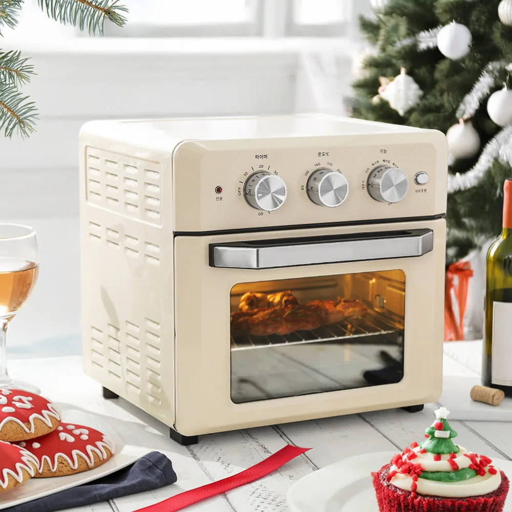 فرن تنظيف IG-klean نوع مقلاة هوائية بسعة كبيرة مع سلة ، 18 لتر ، 25 لتر