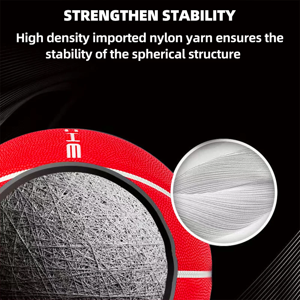كرة سلة من جلد البولي يوريثان من PSYCHE مكونة من 3 طبقات ومضادة للانزلاق وممتصة للرطوبة للاستخدام الداخلي/الخارجي مقاس 7 كرة مطابقة مقاومة للاهتراء/كرة تدريب