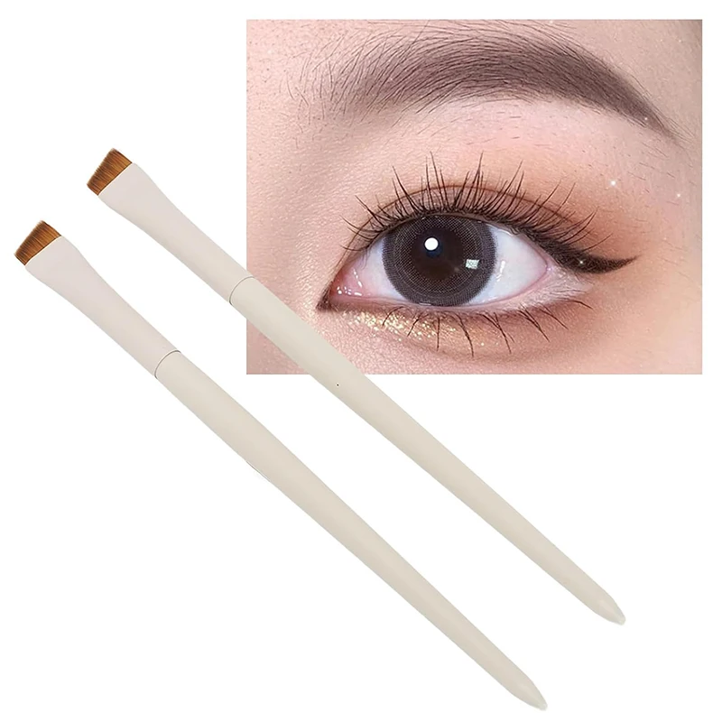 Profesjonalne pędzle do makijażu (3 sztuki), włókno syntetyczne + drewno, nie rysują, nie traci włosków, niezbędne do aplikacji makijażu