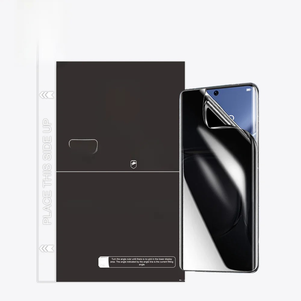 UNIPRO 25 50 szt. 120*180mm Folia hydrożelowa TPU HD z ochroną prywatności, zapobiegająca podglądaniu, do ochrony ekranu telefonu komórkowego, do maszyny do cięcia CAT-390 MX-5T — zdjęcie produktu 7