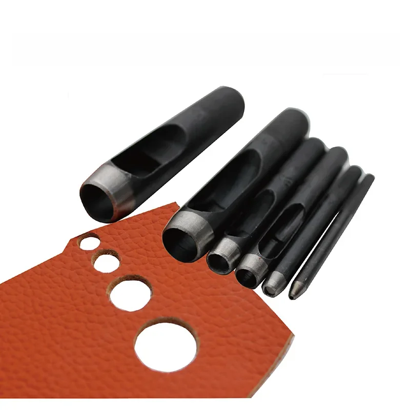 Perforateur de trous creux en cuir, 1mm 2mm 3mm 4mm 5mm 6mm 7mm 8mm 9mm 10mm 11mm 12mm 13mm 14mm 15mm 16mm 18mm 20mm 25mm, bricolage