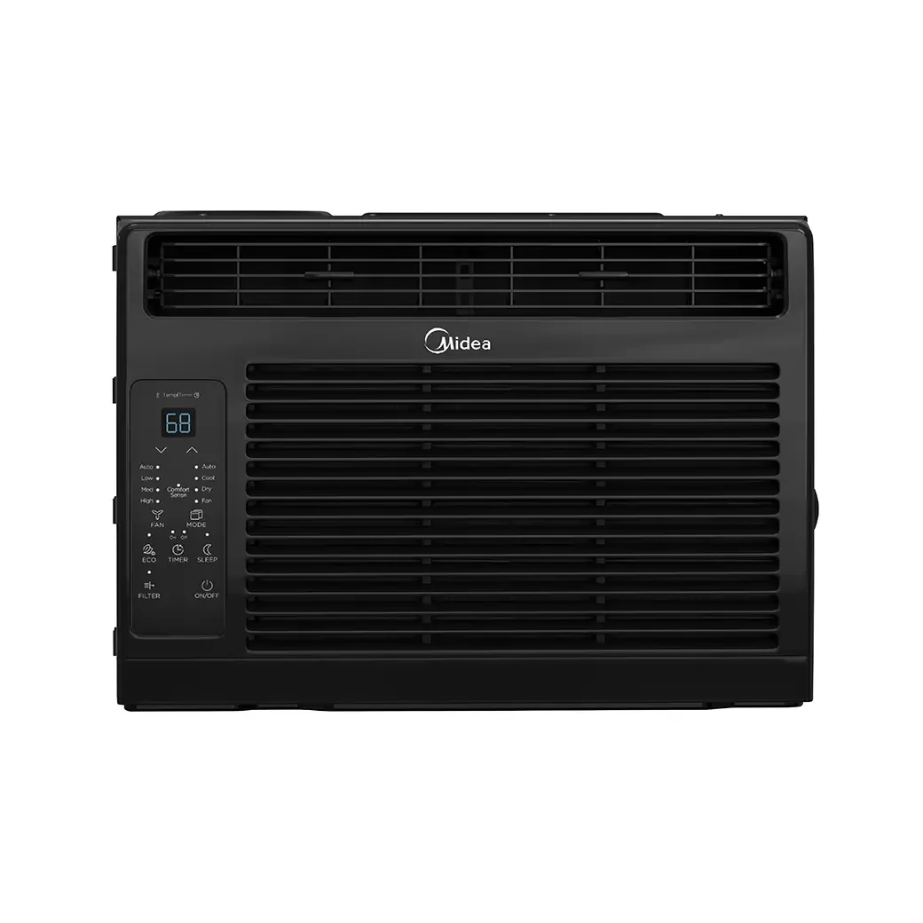 Midea 5000 BTU Window Air Conditioner Ultra Quiet Smart AC Cooling Fan Dehumidifier 3-in-1 Eco Mode Window AC Unit With Remote Control For Bedroom Office Small Room Home Air Conditioner Refrigerator System Like New Condition