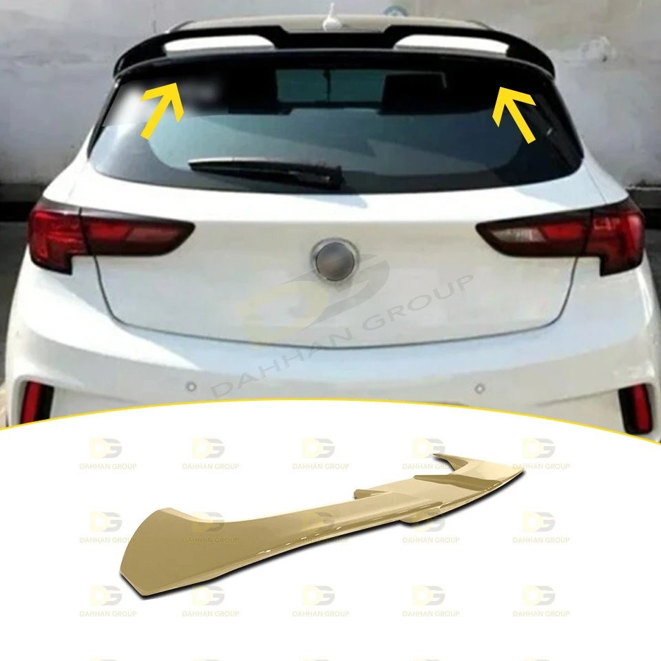 Opel Astra K 2015 - UP Oettinger Style extensión de alerón trasero, superficie pintada o en bruto, Kit Astra de plástico ABS de alta calidad