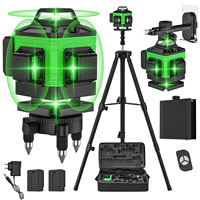 16 Line 4D Level Laser Automatic 3 ° Laser Level Automatic Leveling Machine Construction Tool With Base Laser Level Tool