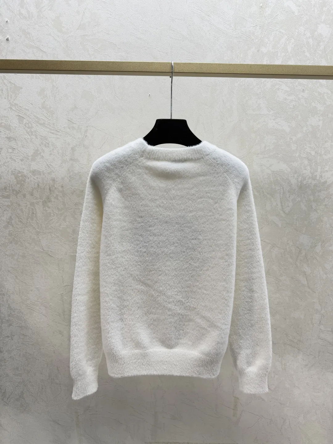 

25 Autumn/Winter New Color Contrasting Jacquard Round Neck Knitted Long Sleeve Sweater Women's Trendy Casual Knitted Hoodie