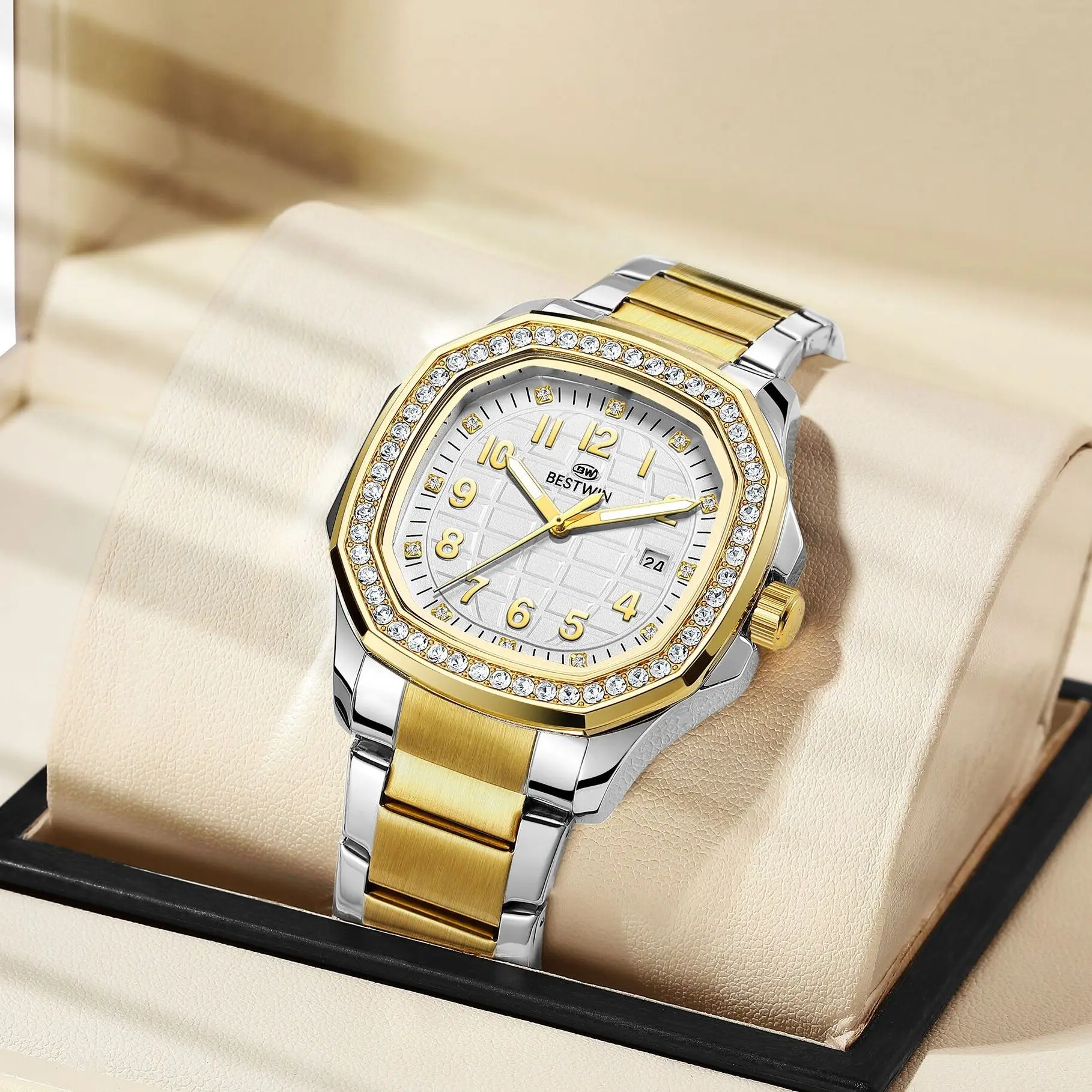 

Men Women Watches Fashion Diamond Bracelet Watch Luxury Brand Gold Ladies Quartz Wrist Watch Gifts For Women Montre Femme 2023