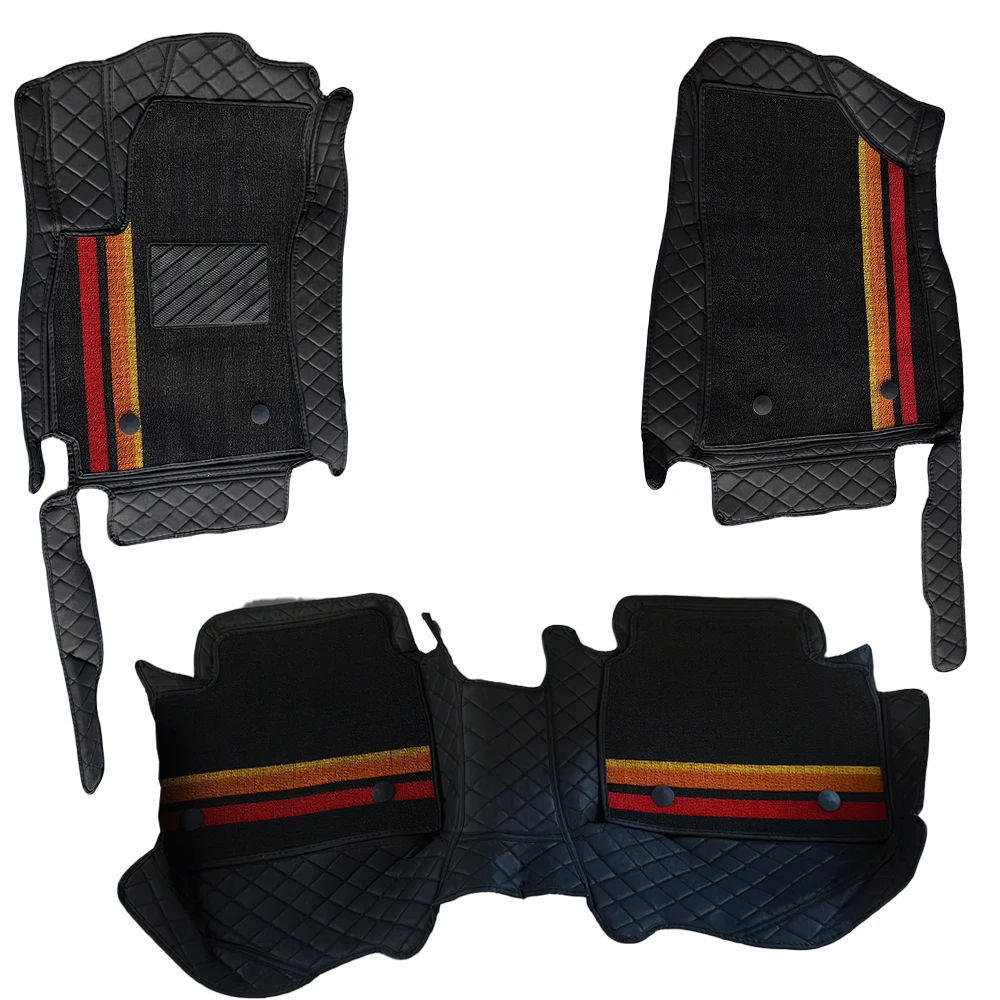 Tapis de sol de voiture noir, couverture complète, Double couche, pour Hyundai Elantra Avante 2020 – présente CN7 i30 berline australien