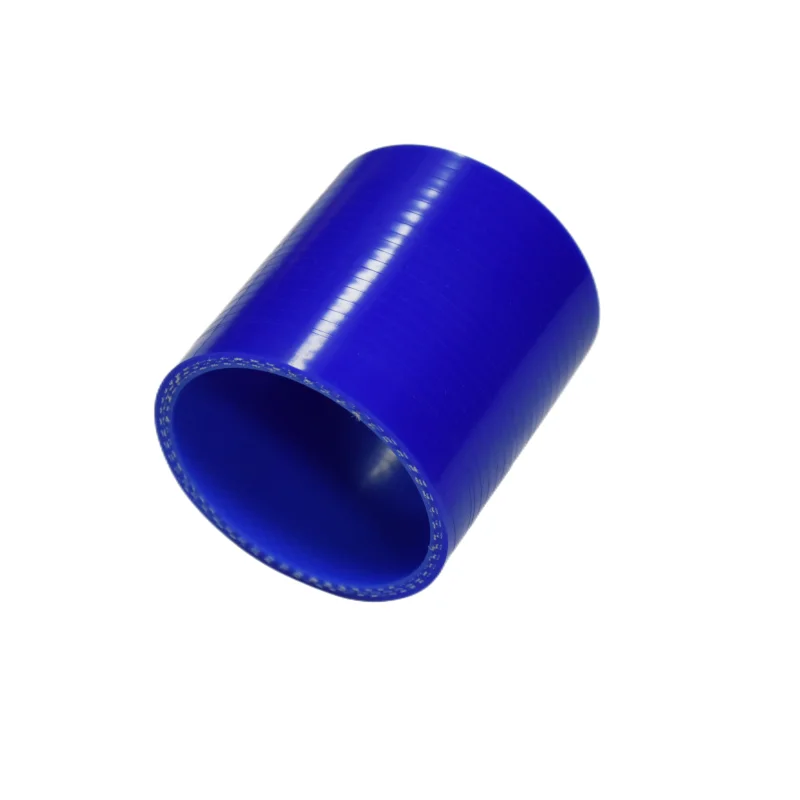 Silicone Hose Straight Pipe joint 3-ply 76mm Length Universal Automotive Intercooler Pipe