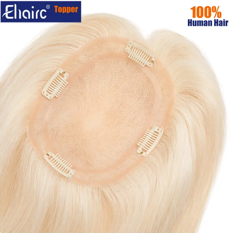 (In stock) 5*6.5inch Mono Topper For Women Premium Wigs For Women 100% Chinese Cuticle Remy Virgin Human Hair Hairpieces