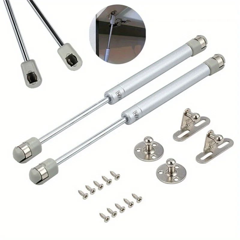 10PCS 100N(10KG) Cabinet Door Lift Support Gas Strut Hydraulic Spring Hinge Kitchen Cupboard Soft Close Hinge Furniture Hardware