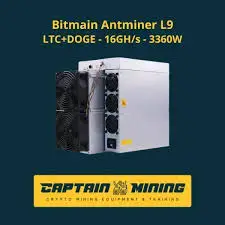 

В наличии НОВЫЙ BITMAIN Antminer L9 16GH/S 3360W для майнинга LTC и DOGE