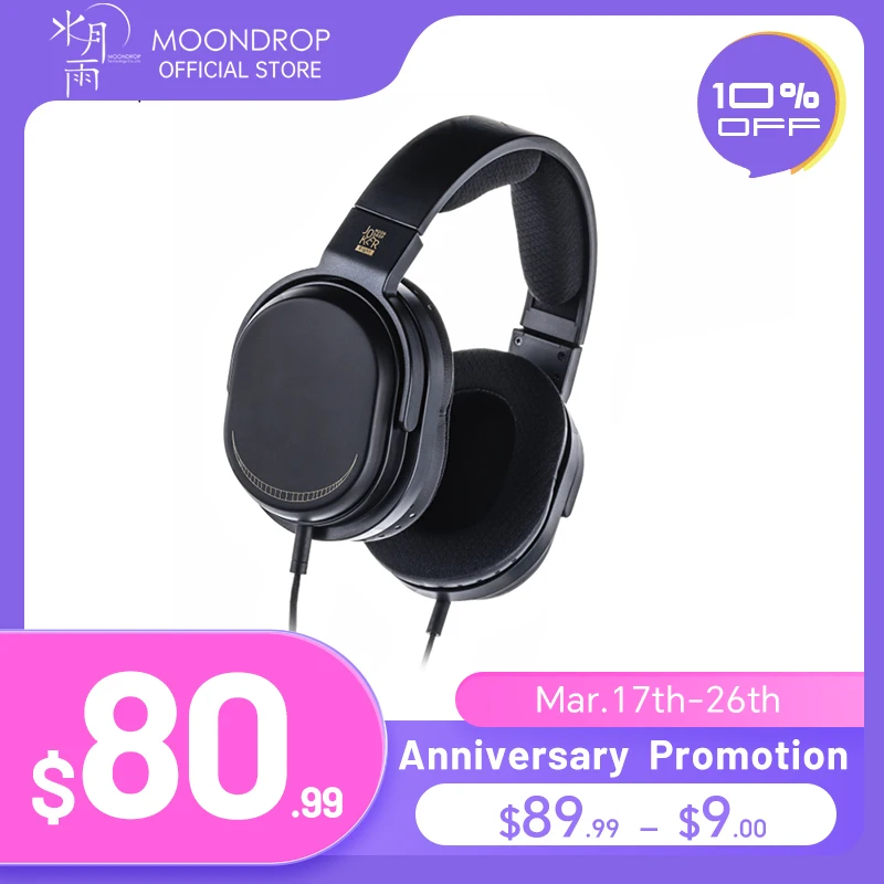 MOONDROP JOKER Headphone Professional Monitoring Closed-back Dynamic Full-size Headset with 3.5mm Stereo Plug