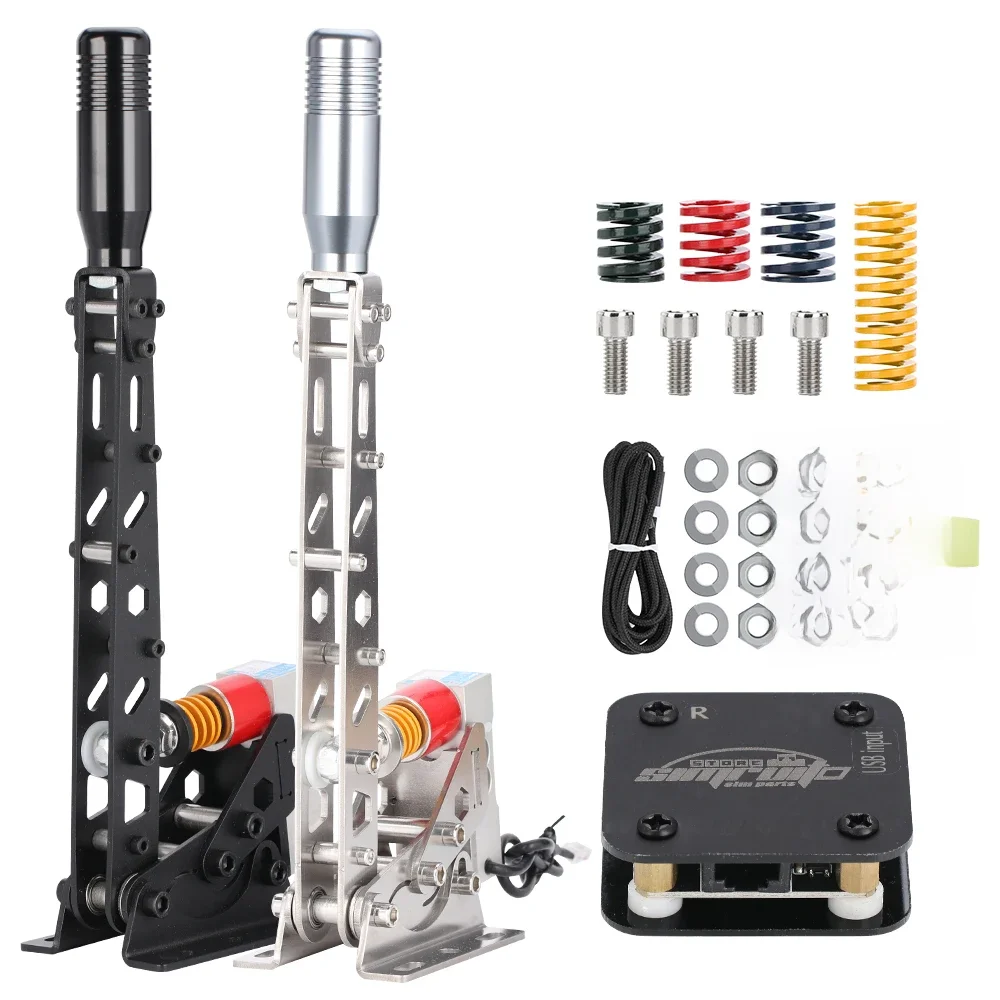 Hamulec ręczny USB do komputera Simracing Hamulec ręczny Sim Racing Hamulec ręczny do gier Kierownica GamesBrakes 64bit Load Cell Racing Drift — zdjęcie 2