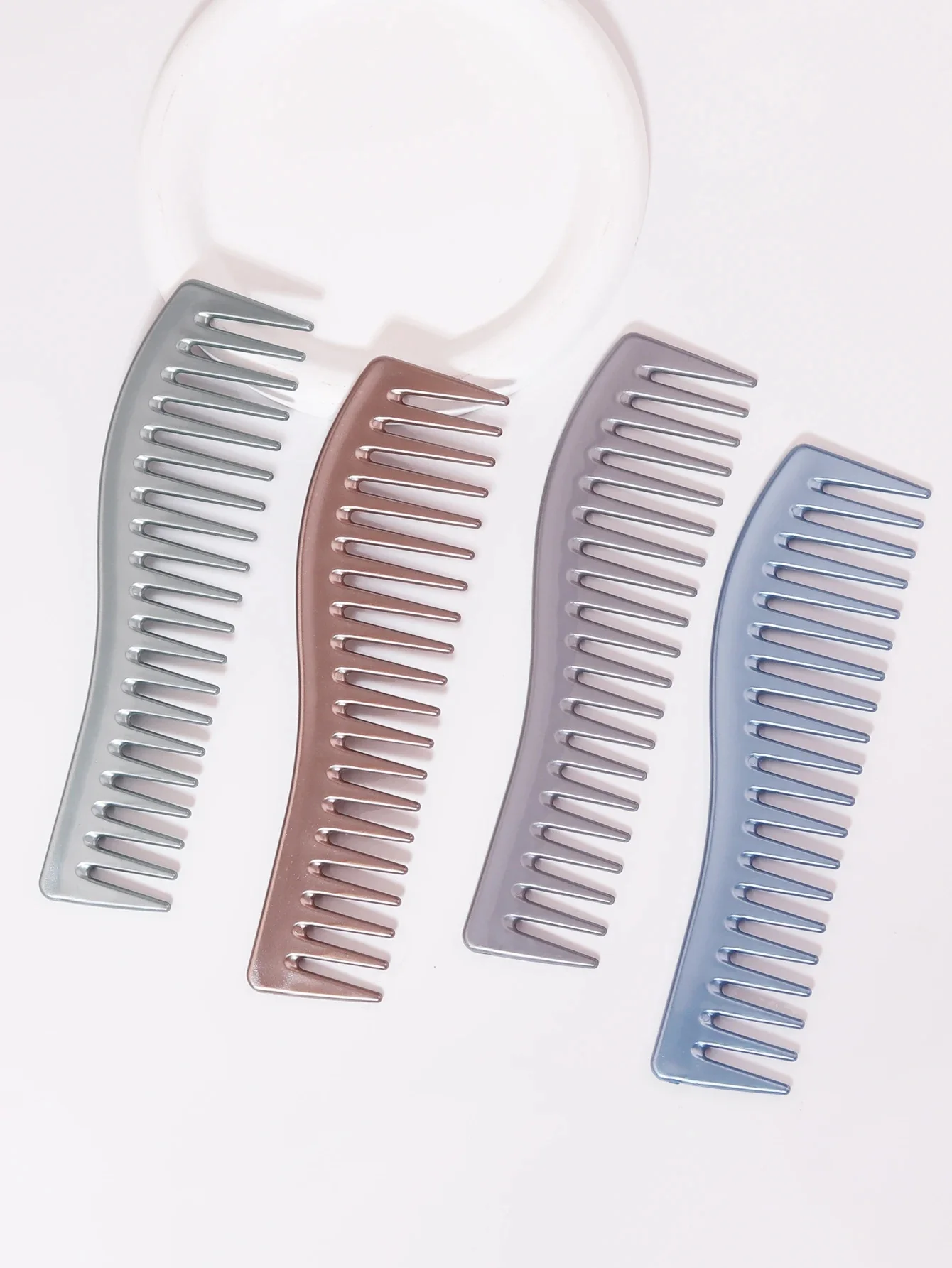 Peigne à Cheveux à Dents Larges pour Homme et Femme, Outil de Coiffure pour Salon Professionnel, Spécial pour Vraies Perruques, 1 Pièce