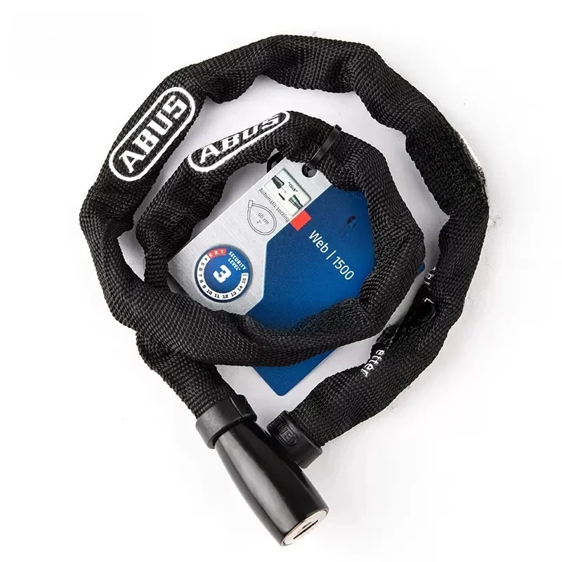 ABUS 60/85/95cm chaîne de vélo mot de passe serrure 4mm d'épaisseur en acier trempé antivol pour vélo moto Scooter accessoires de cyclisme