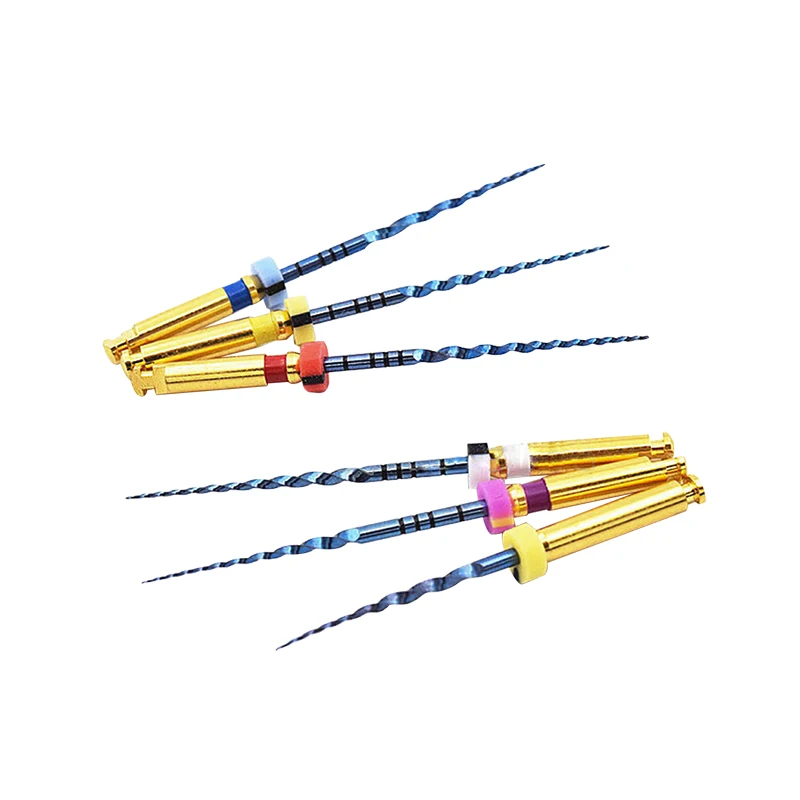 DENCO SUPER III Zahnwurzelkanalfeile, wärmeaktivierte rotierende Nitinol-Zahnmarkfeilen, thermisch aktiviertes Nickel-Titan