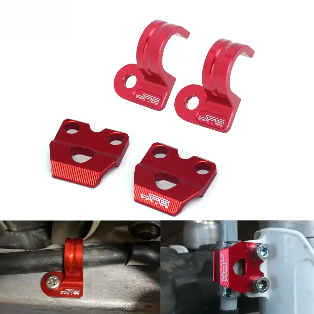 Motorrad Vorne Bremse Hinten Linie Halter Schlauch Klemme Für Honda XR250R XR400R XR600R XR650R