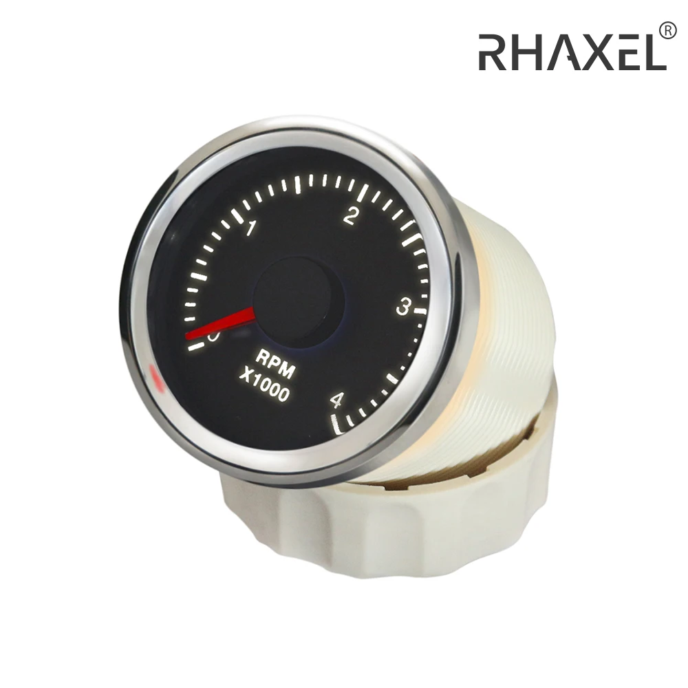 

RHAXEL 52mm WiFi Car Boat Universal Tachometer 0-4000RPM 0-8000RPM with Backlight 12V 24V