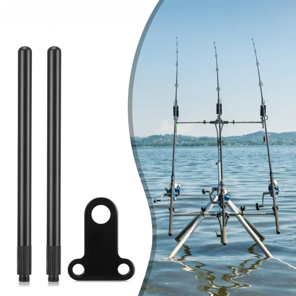 Bâton de pêche coupe-vent en alliage d'aluminium, barres d'accrochage, oreilles, alarmes de morsure, accessoires de pêche à la carpe, fournitures de pêche à la ligne
