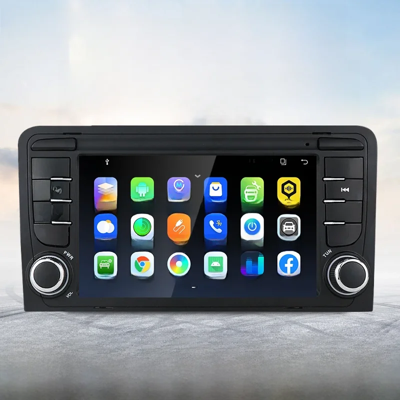 Voor Audi A3 8P S3 RS3 2003-2012 Android 13 Autoradio Multimedia Afspelen Video Speler GPS Navigatie Carplay, 4G, WiFi, DSP - afbeelding 2