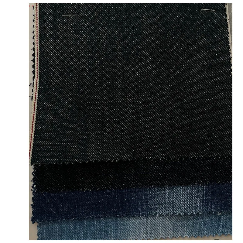 14 oz 100% Cotton Selvedge Denim Wholesale By The Yard Raw Indigo Selvage Jeans Cloth Manufacturers W70721A-2