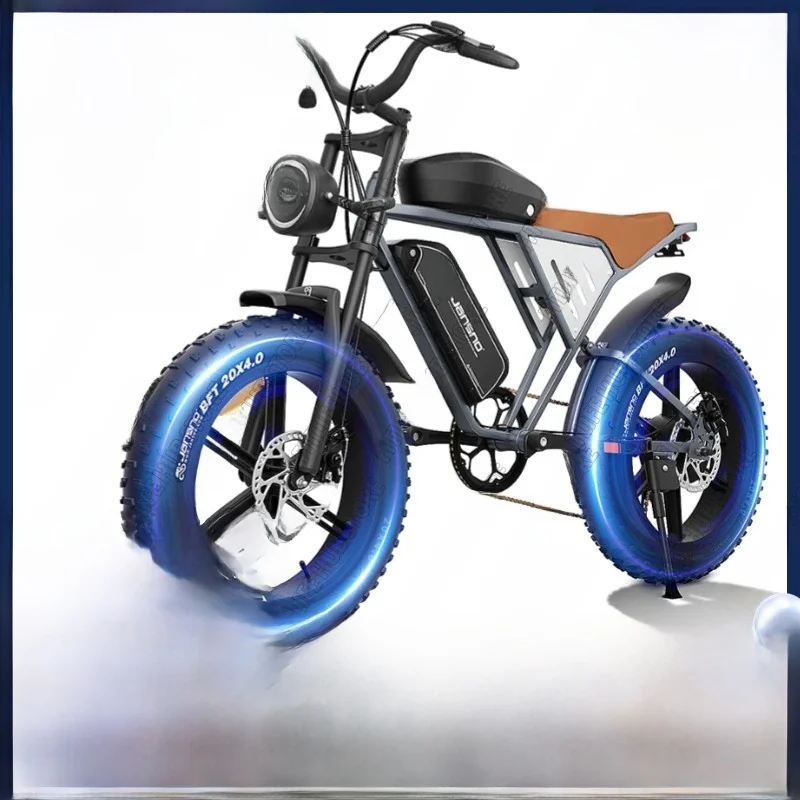 AliExpress EBike JANSNO X70G 750W Motor 48V34AH Dual Lithium Battery Electric Bicycle Adult Riding 20*4 Inch Fat Tire Snow Electric Bike
