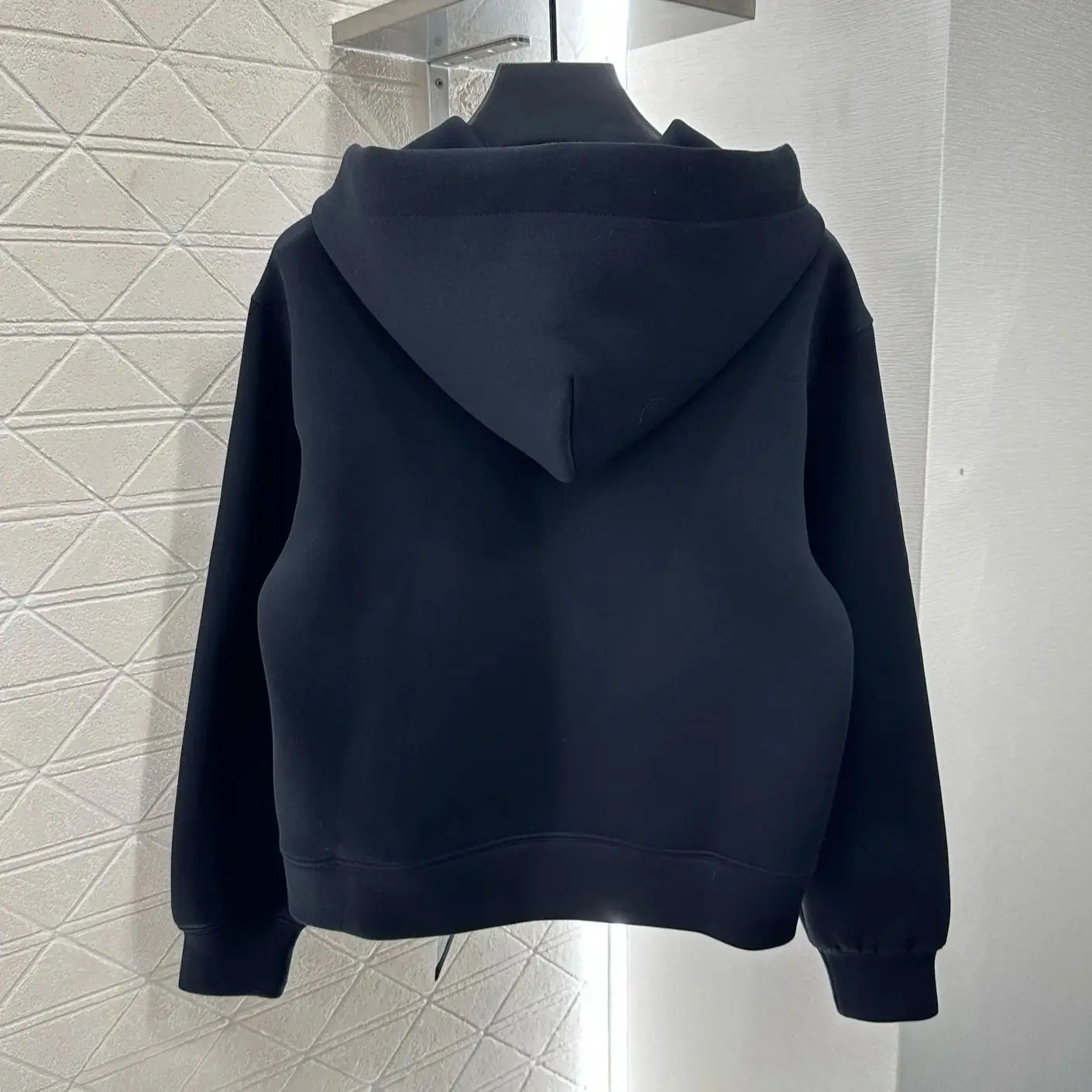 

2025 New Hooded Silk Scarf Sweater Skirt Suit Native Cotton Material Hooded Long Sleeve Drawstring Elastic Straight Skirt