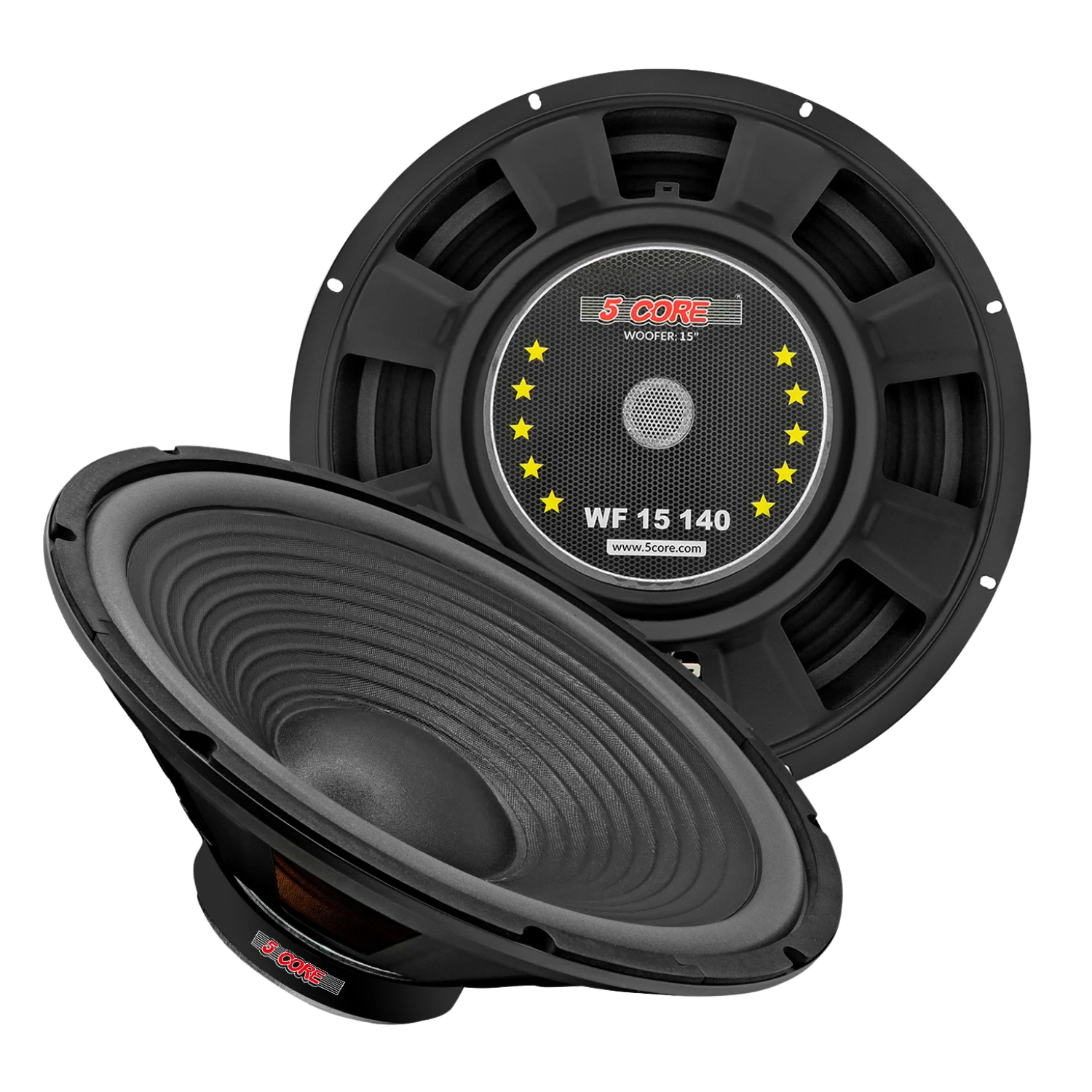 5 كور 15 "مضخم صوت مكبر صوت 450 واط ماكس PA DJ استبدال الصوت الفرعي مكبر الصوت 8Ohm باس سائق #1