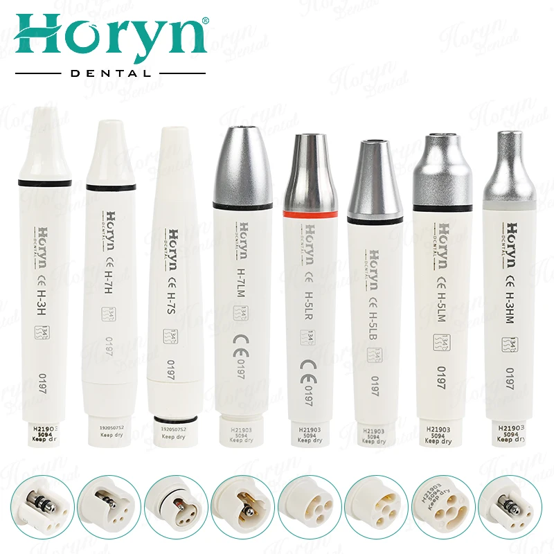 Horyn Dental Ultrasonic Scaler Handpiece H Type With LED Light Professional Teeth Cleaning Machine Replacement Accessory