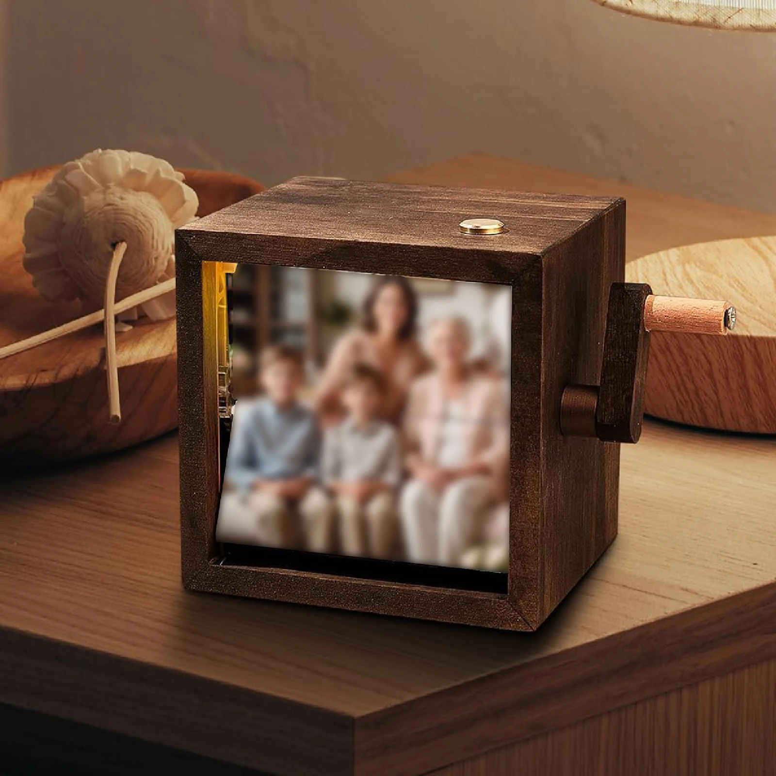 8/16pcs Photo Flip Book DIY Hand-crank Page Turning Album for Wedding Anniversary Commemorative Valentine's Day Gift