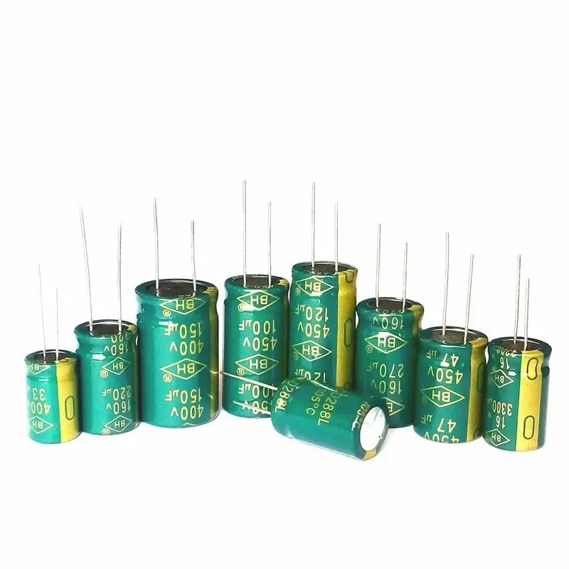 High Frequency Aluminum Capacitor 250V 1UF 2.2UF 4.7UF 6.8UF 8.2UF 10UF 15UF 22UF 33UF 47UF 68UF 100UF 150UF 220UF 330UF