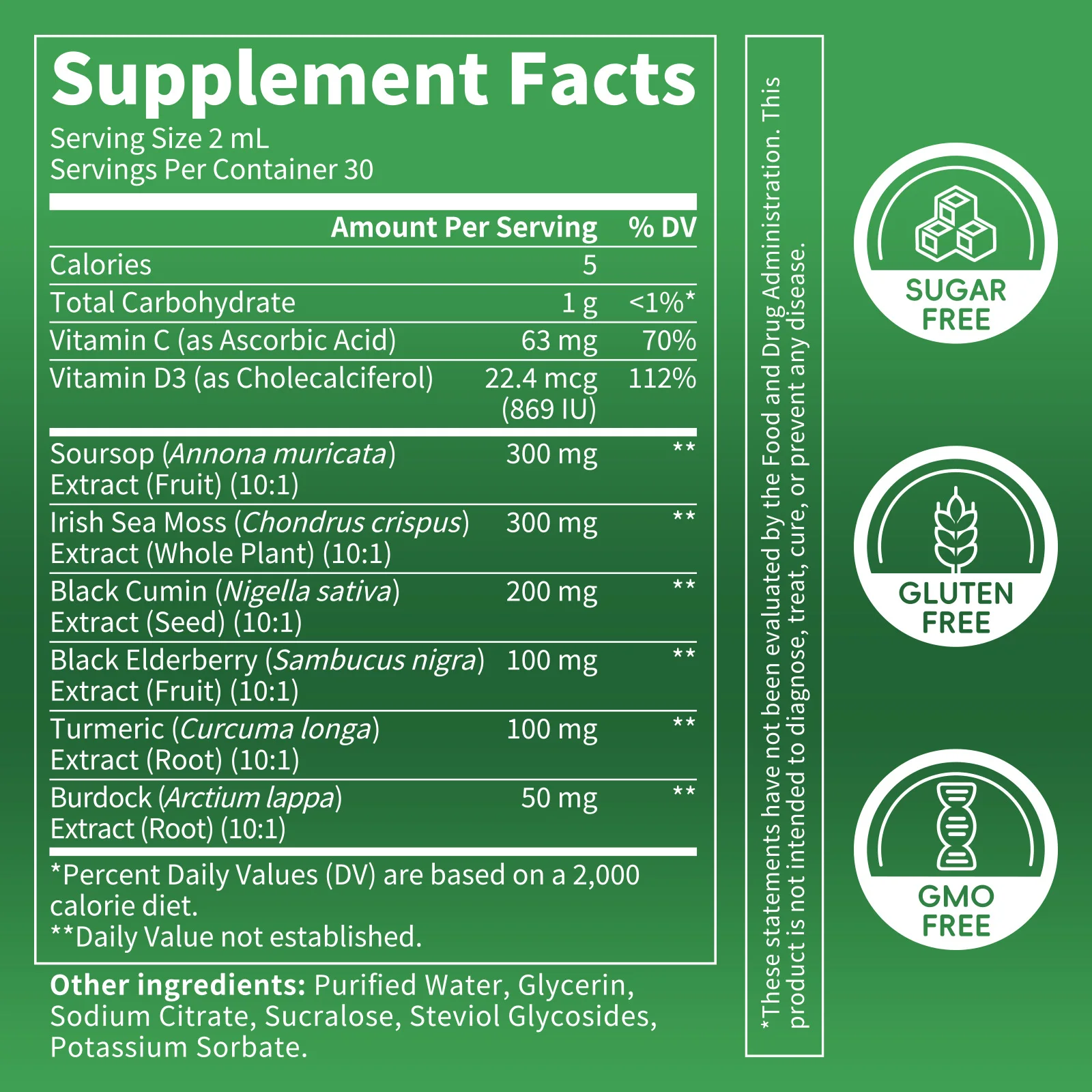 BEWORTHS Gouttes d'extrait de  - Health Wellness & Nutrition Center Llc avis et prix