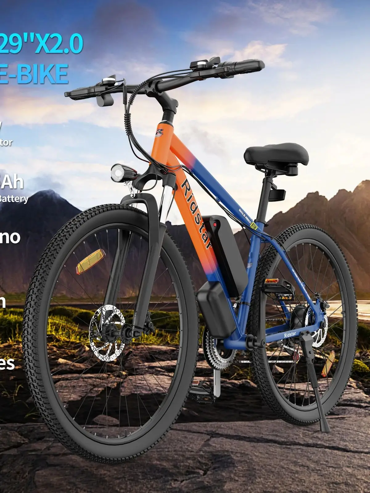 AliExpress Ridstar S29 Electric Bicycle 1000W Motor 48V 15AH Removable Lithium Battery 29*2.1inch Electric Bike City Mountain Road E bike