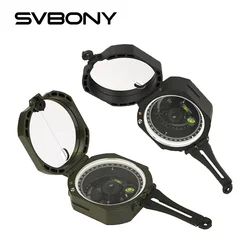 SVBONY Compass professionale militare sopravvivenza all'aperto attrezzatura da campeggio bussola tascabile geologica leggera F9134 per prepper