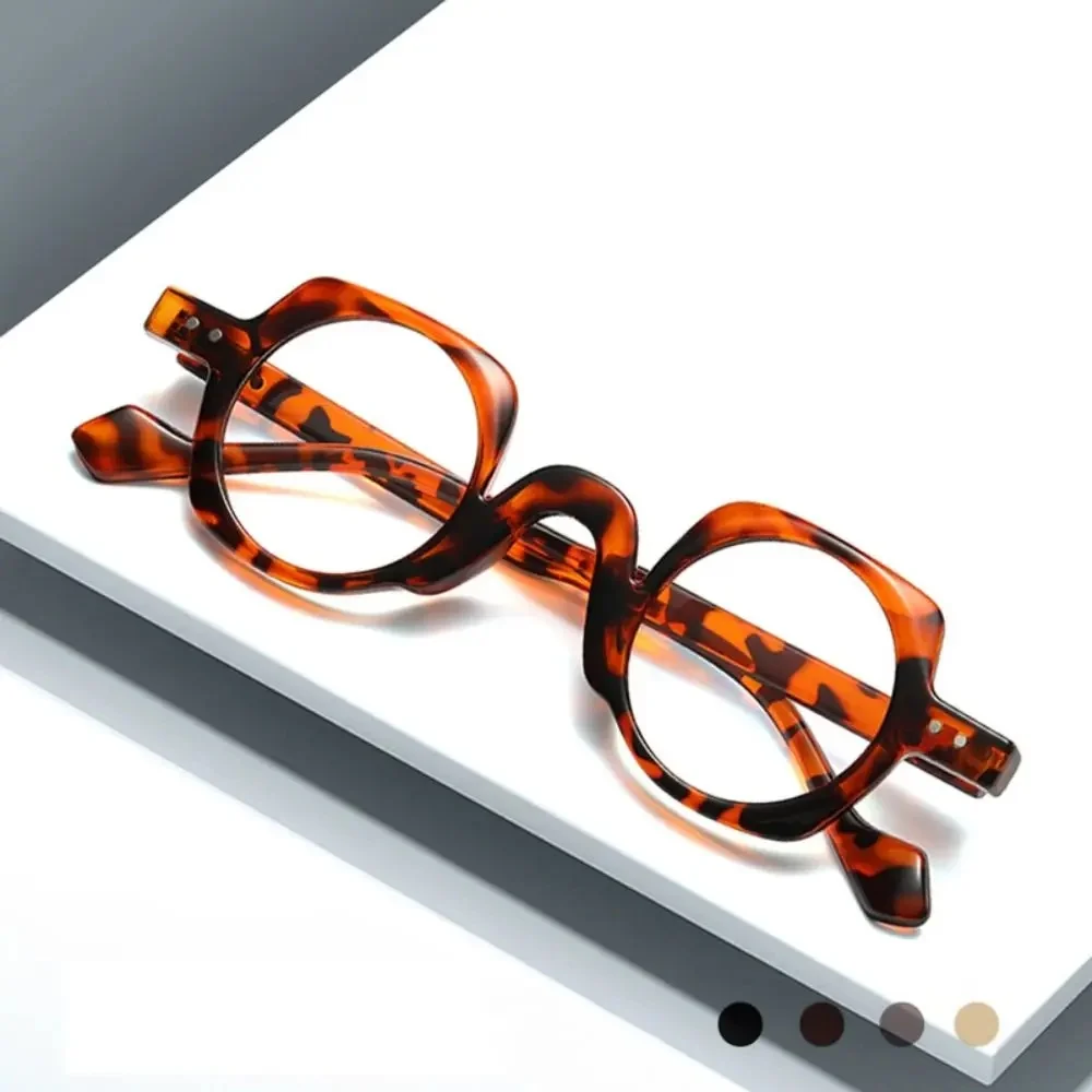 Lunettes à monture carrée ronde de style japonais, lunettes bloquant la lumière bleue, unisexe, lunettes non contrevenants, lunettes vintage