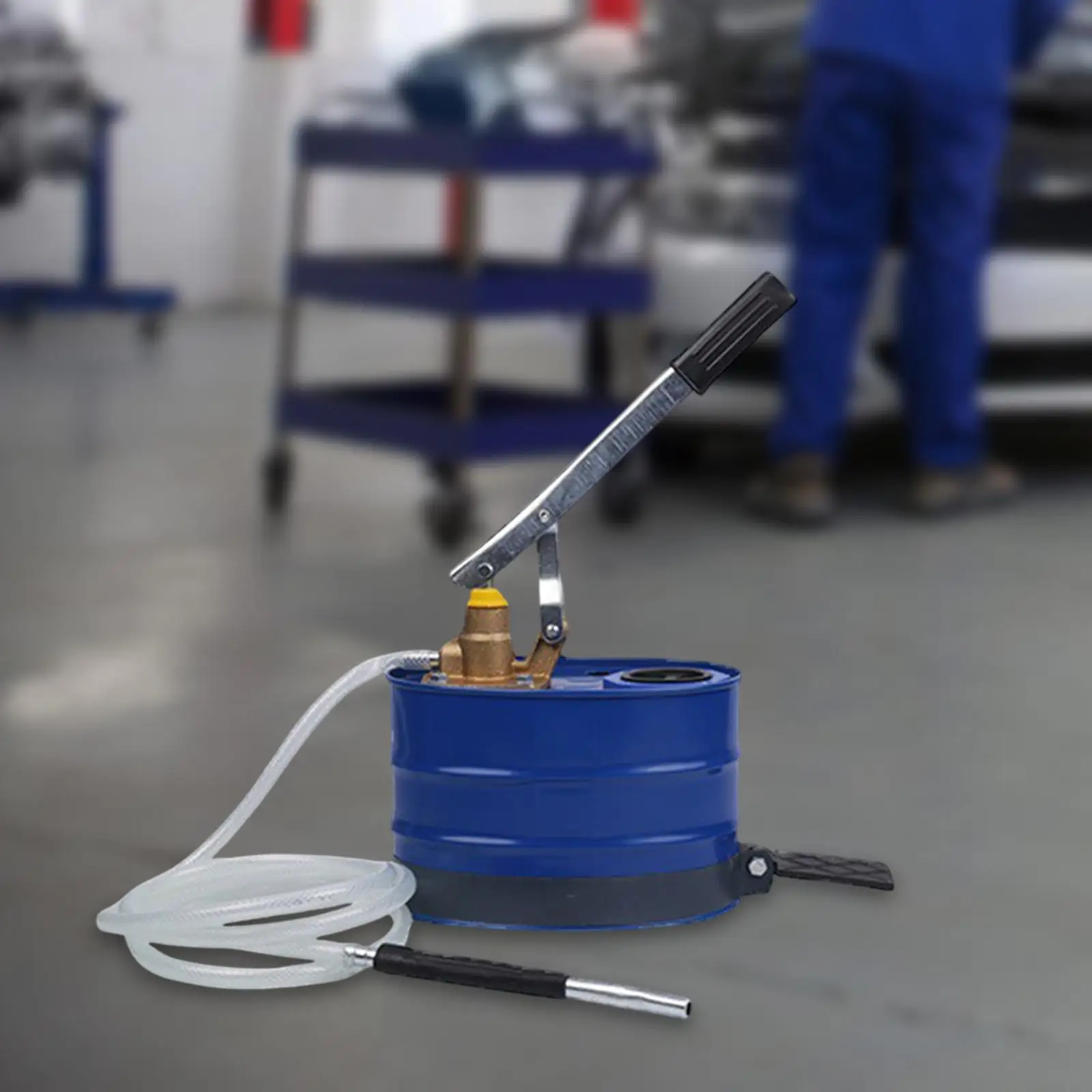 5L Oil Filling Barrel Crank Gearbox Oil Filler 5L Thickened Manual Oil Pump Filler for Vehicle Transmission Oil Filling Pump