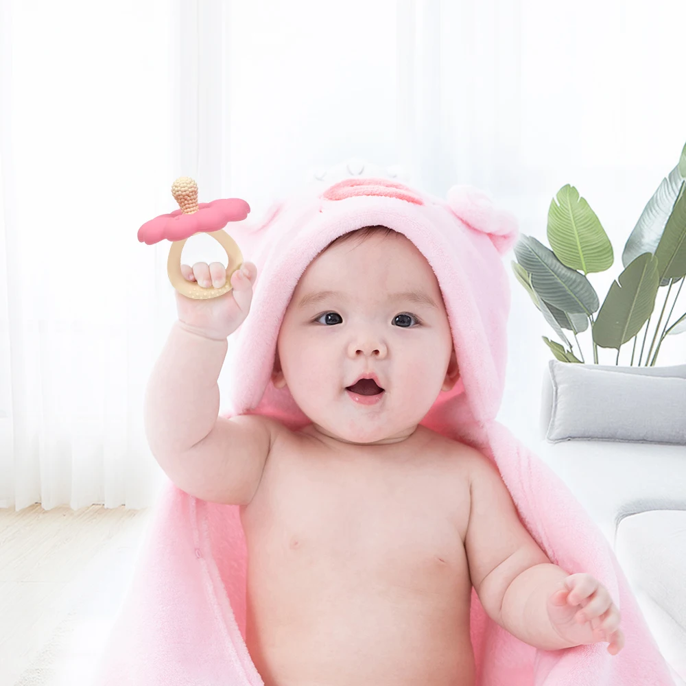 

Детские игрушки для прорезывания зубов от 0 до 6 месяцев, детские игрушки от 6 до 12 месяцев, мягкие и текстурированные силиконовые прорезыватели без BPA, успокаивающие боль