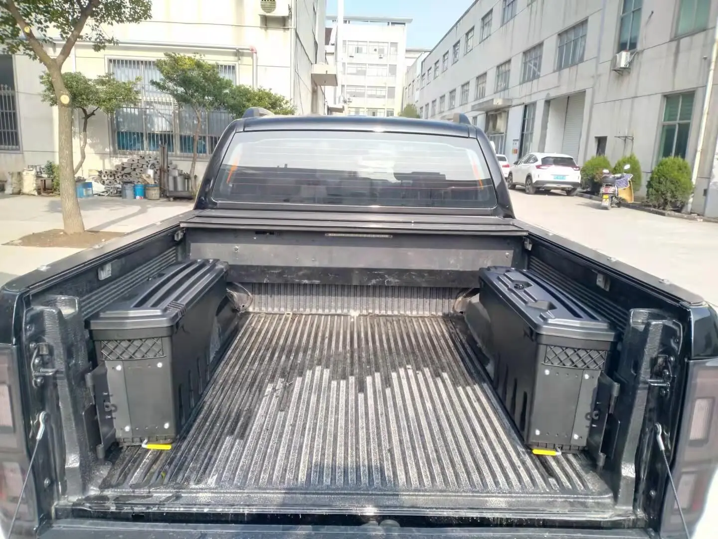 Accesorios para camioneta 4X4, caja de herramientas para cama de camión, almacenamiento, caja oscilante para portón trasero, caja de herramientas