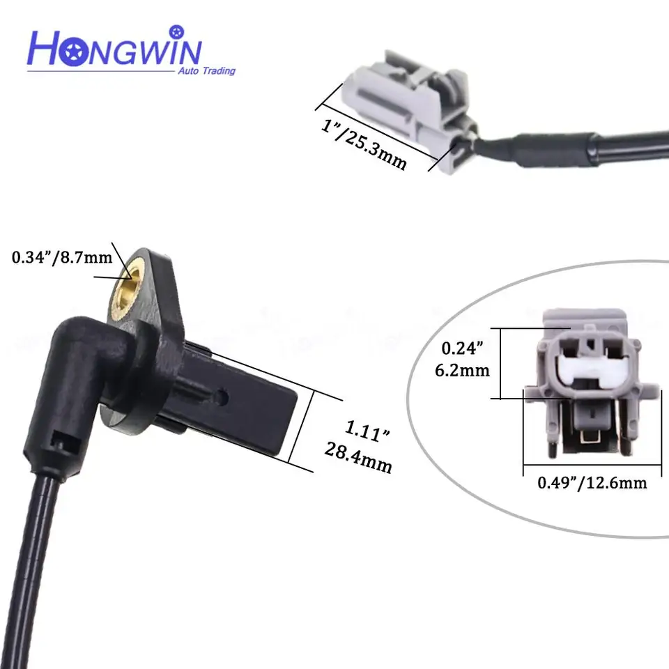 For Nissan X-Trail T30 T31 2000-2015 ABS Wheel Speed Sensor 47910